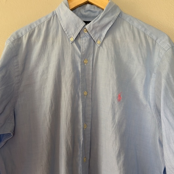 Ralph Lauren large Light Blue Shirt large - Picture 2 of 6